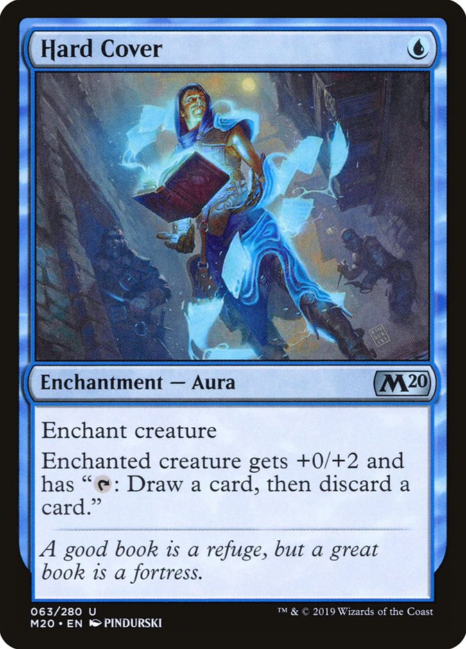 MTG Card Title: Hard Cover M20/63