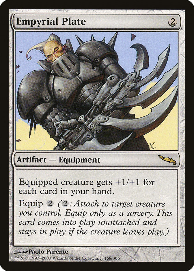 MTG Card Title: Empyrial Plate MRD/168