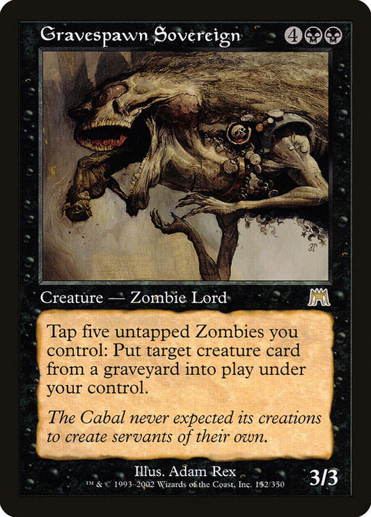 MTG Card Title: Gravespawn Sovereign ONS/152