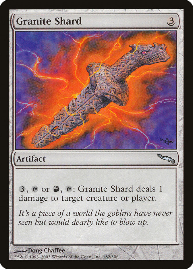 MTG Card Title: Granite Shard MRD/182