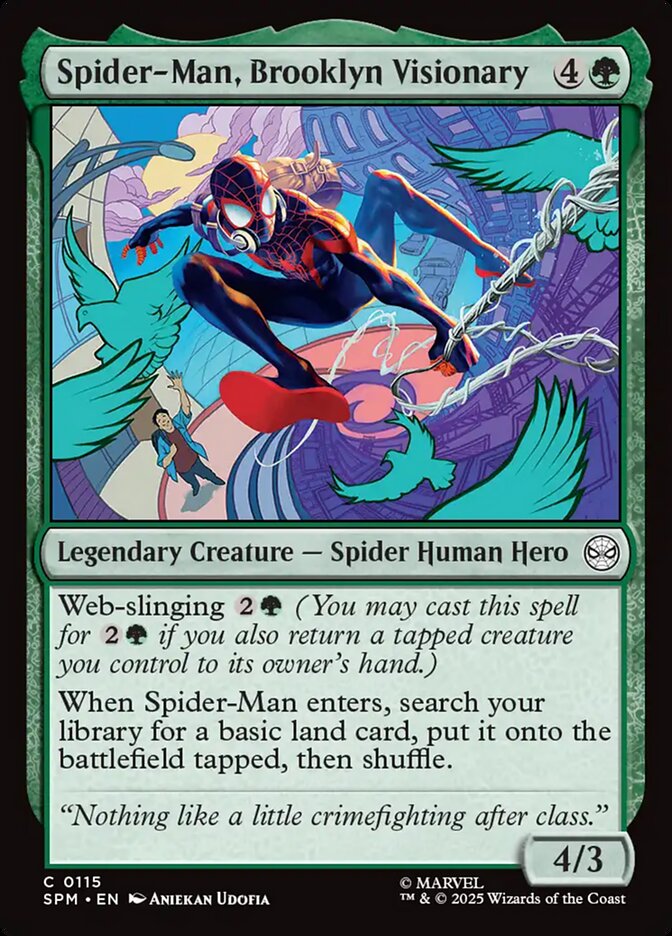 MTG Card Title: Spider-Man, Brooklyn Visionary SPM/115