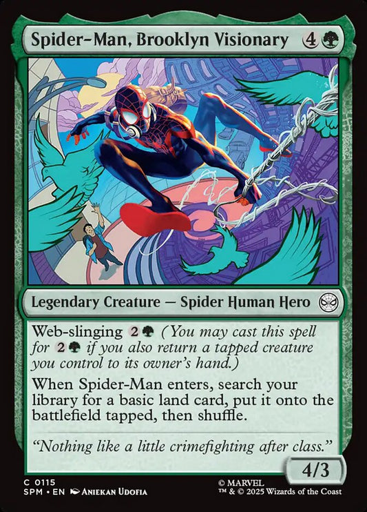 MTG Card Title: Spider-Man, Brooklyn Visionary SPM/115