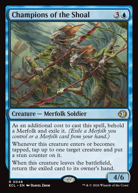 MTG Card Title: Champions of the Shoal ECL/46