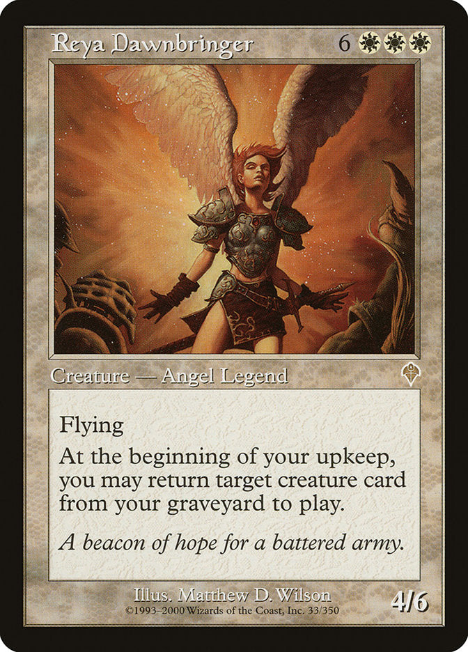 MTG Card Title: Reya Dawnbringer INV/33