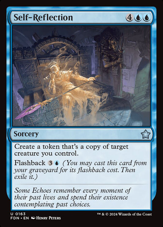 MTG Card Title: Self-Reflection FDN/163