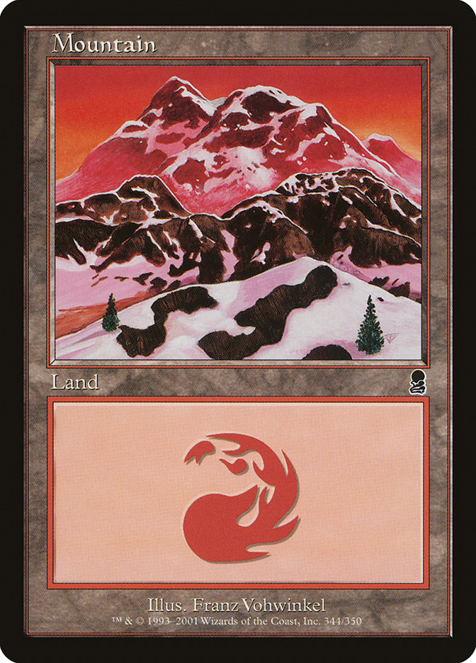 MTG Card Title: Mountain ODY/344