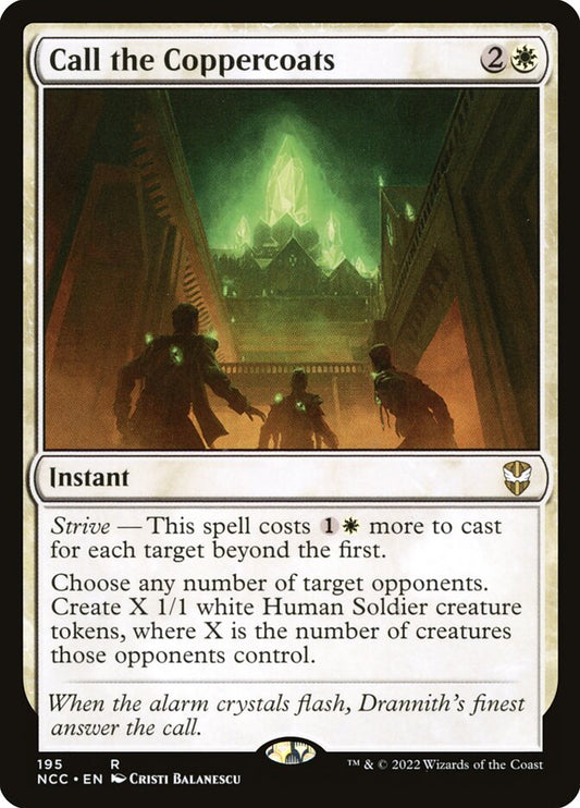 MTG Card Title: Call the Coppercoats NCC/195