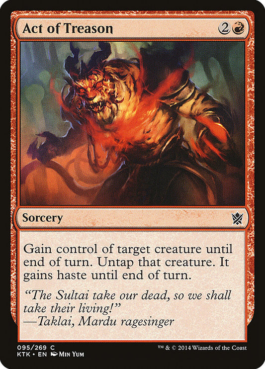 MTG Card Title: Act of Treason KTK/95
