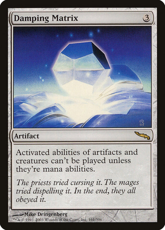 MTG Card Title: Damping Matrix MRD/161