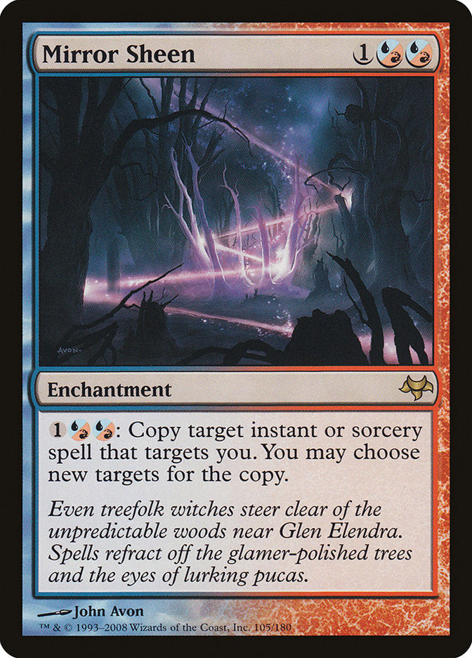 MTG Card Title: Mirror Sheen EVE/105
