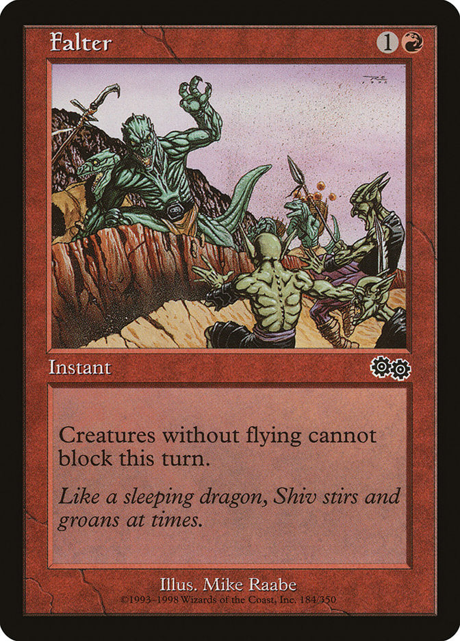 MTG Card Title: Falter USG/184