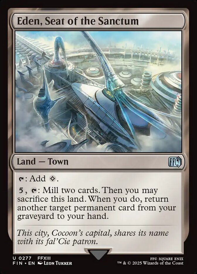 MTG Card Title: Eden, Seat of the Sanctum FIN/277