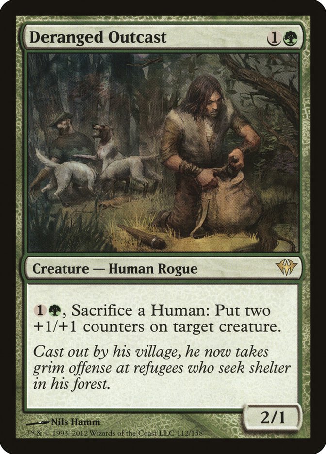 MTG Card Title: Deranged Outcast DKA/112