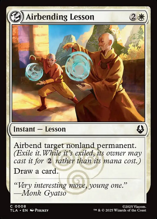 MTG Card Title: Airbending Lesson TLA/8