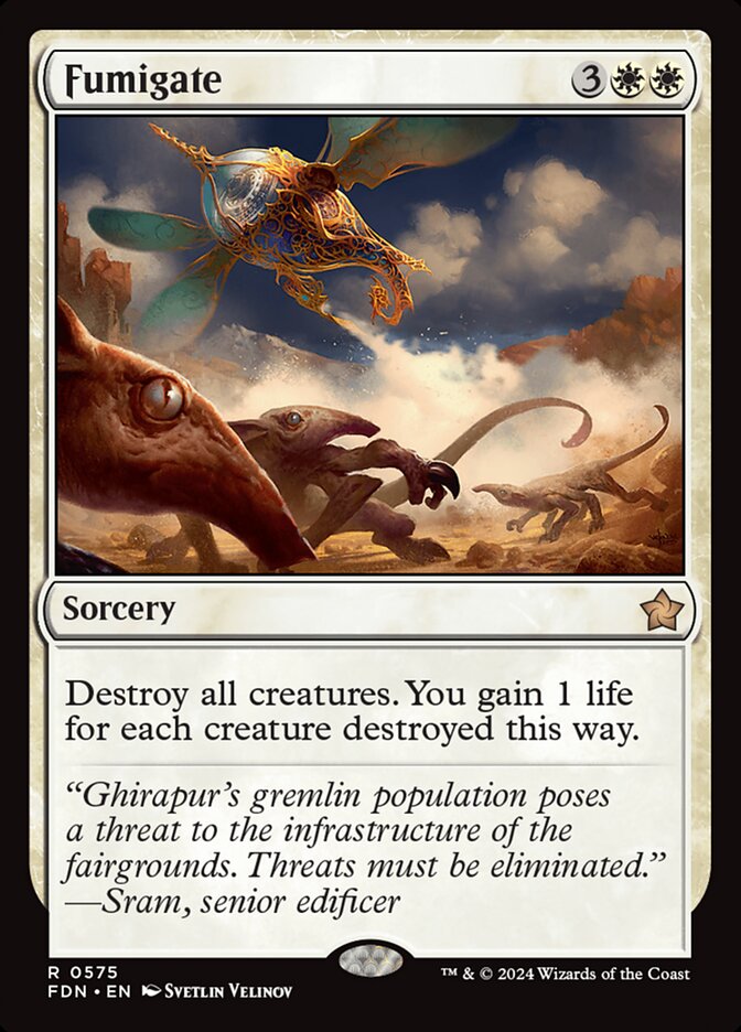 MTG Card Title: Fumigate FDN/575
