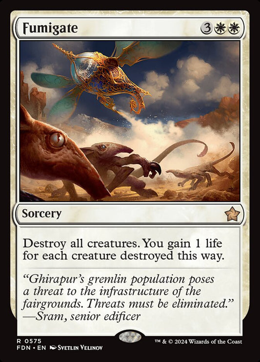 MTG Card Title: Fumigate FDN/575
