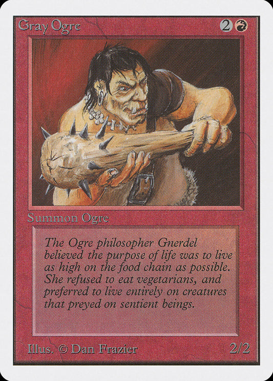 MTG Card Title: Gray Ogre 2ED/157