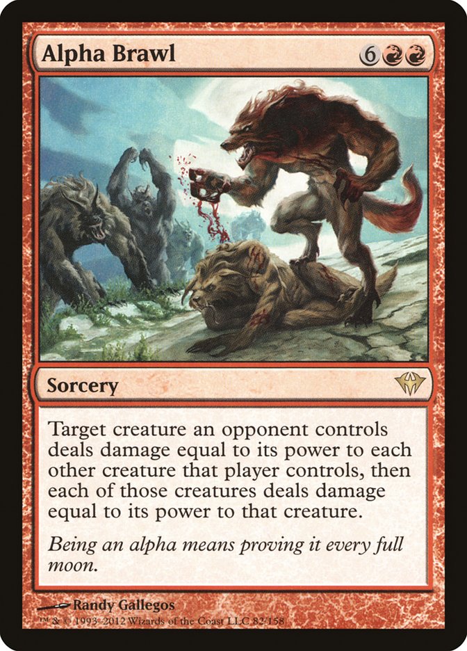 MTG Card Title: Alpha Brawl DKA/82