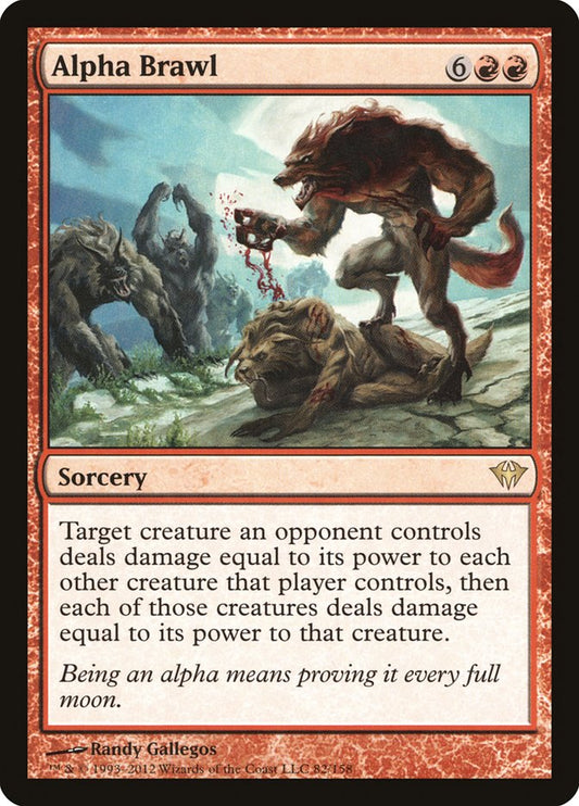 MTG Card Title: Alpha Brawl DKA/82