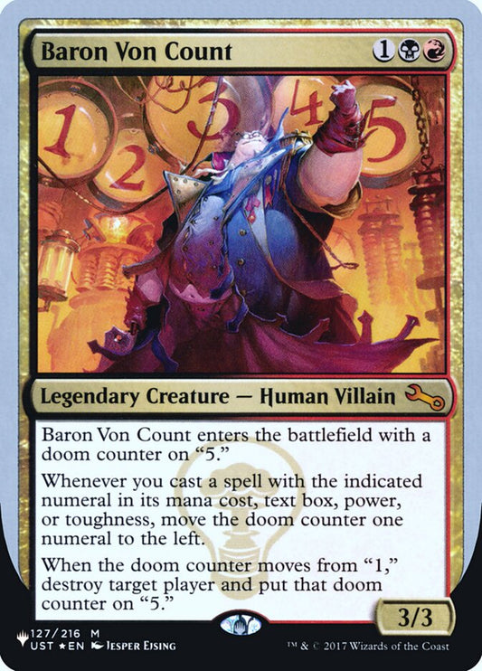 MTG Card Title: Baron Von Count ULST/43