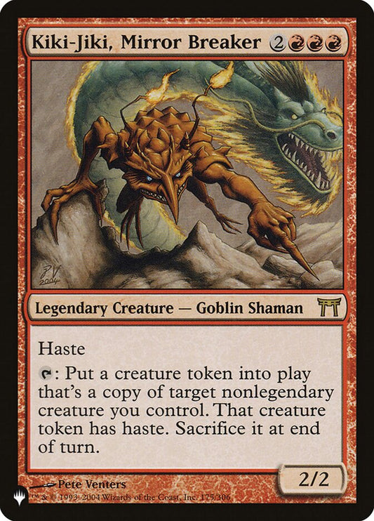 MTG Card Title: Kiki-Jiki, Mirror Breaker PLST/CHK-175