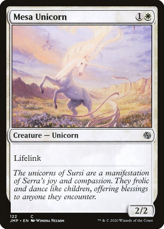 MTG Card Title: Mesa Unicorn JMP/122