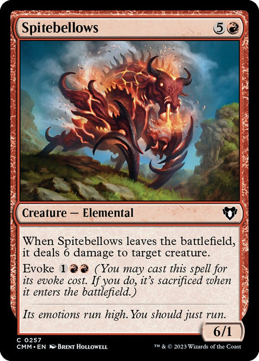 MTG Card Title: Spitebellows CMM/257