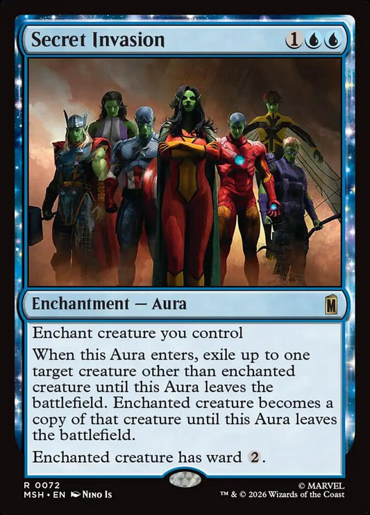 MTG Card Title: Secret Invasion MSH/72