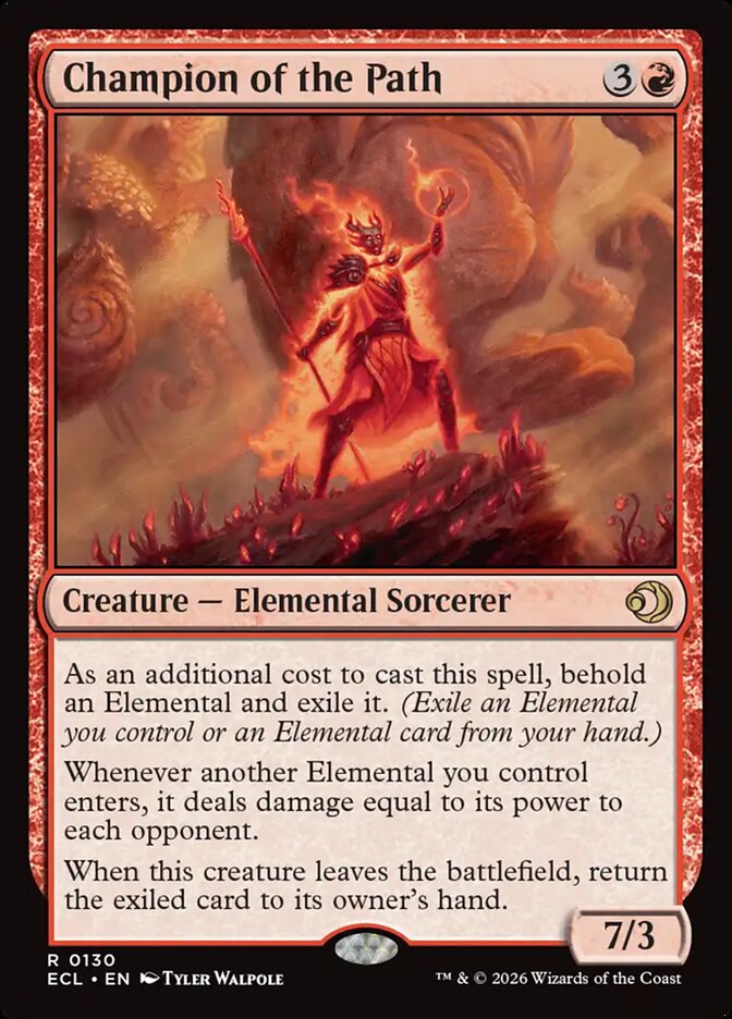 MTG Card Title: Champion of the Path ECL/130