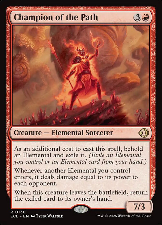 MTG Card Title: Champion of the Path ECL/130
