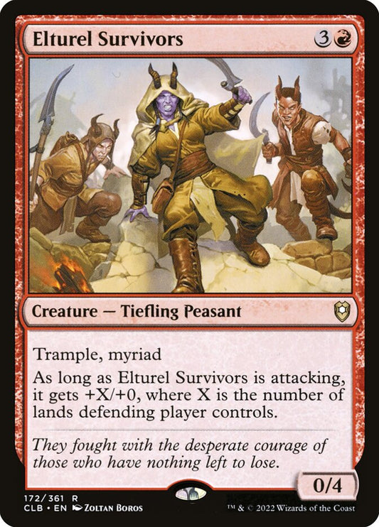 MTG Card Title: Elturel Survivors CLB/172