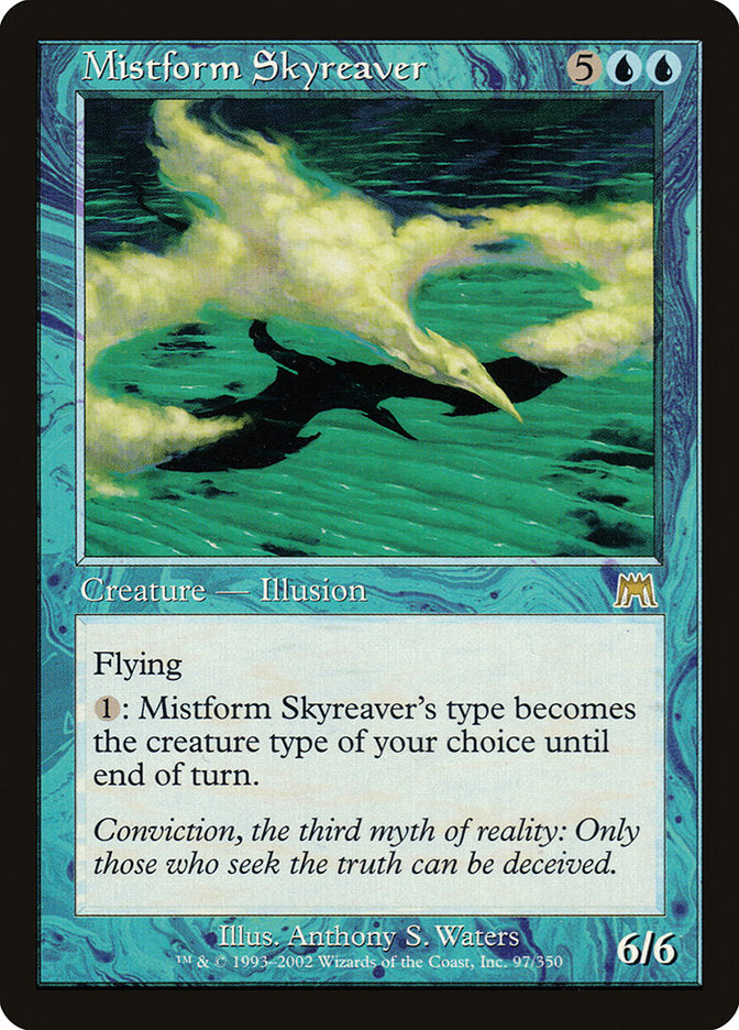MTG Card Title: Mistform Skyreaver ONS/97