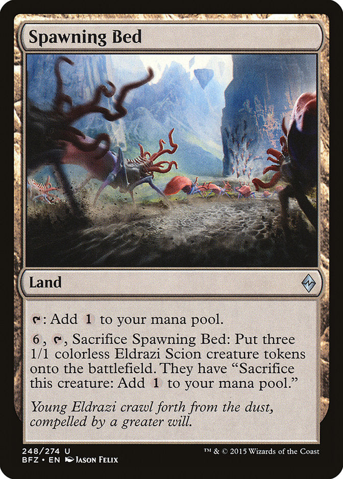 MTG Card Title: Spawning Bed BFZ/248