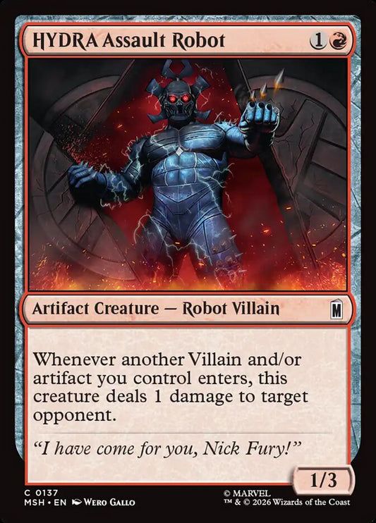 MTG Card Title: HYDRA Assault Robot MSH/137