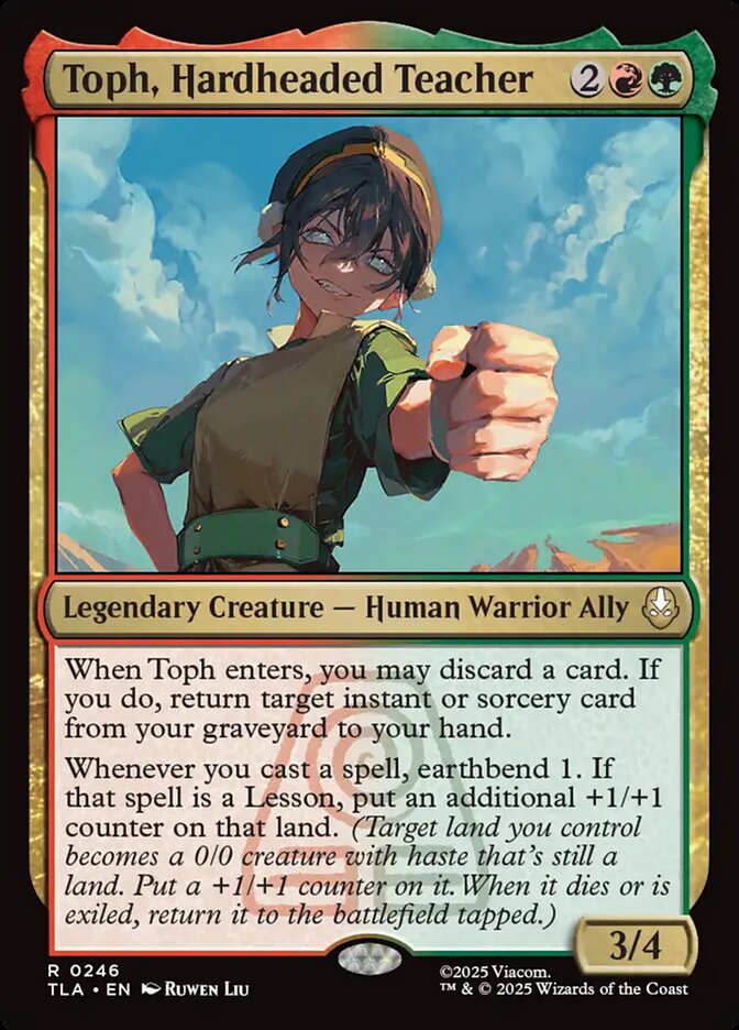 MTG Card Title: Toph, Hardheaded Teacher TLA/246