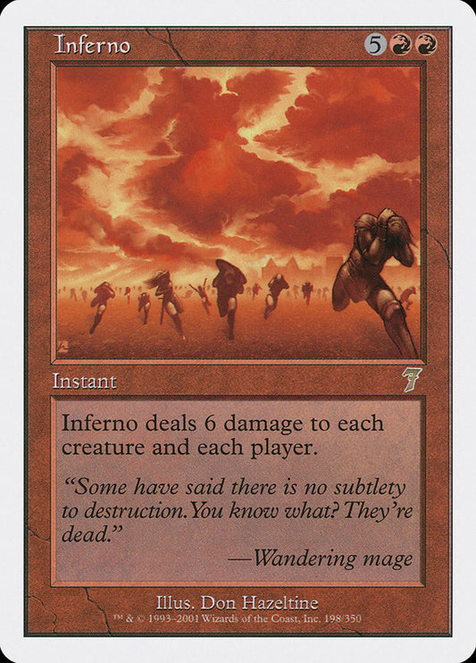 MTG Card Title: Inferno 7ED/198
