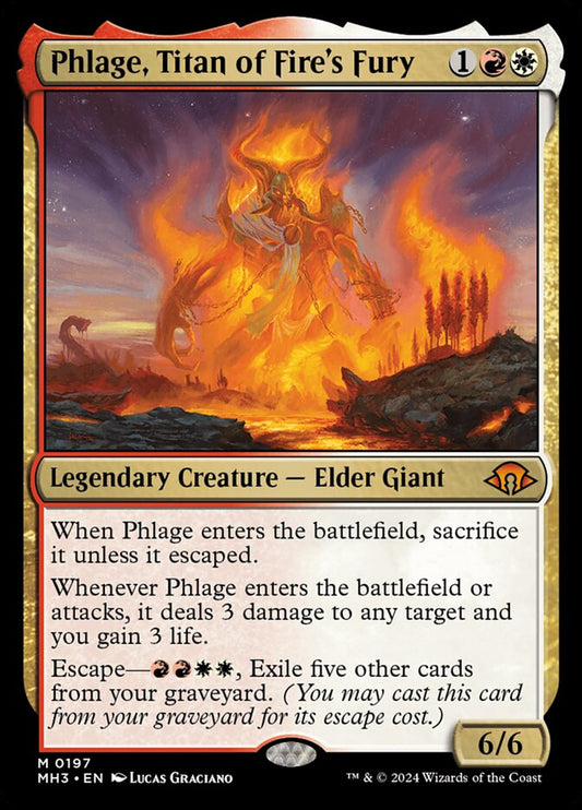 MTG Card Title: Phlage, Titan of Fire's Fury MH3/197