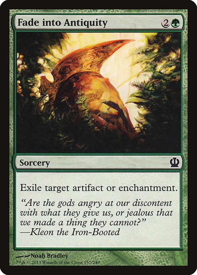 MTG Card Title: Fade into Antiquity THS/157