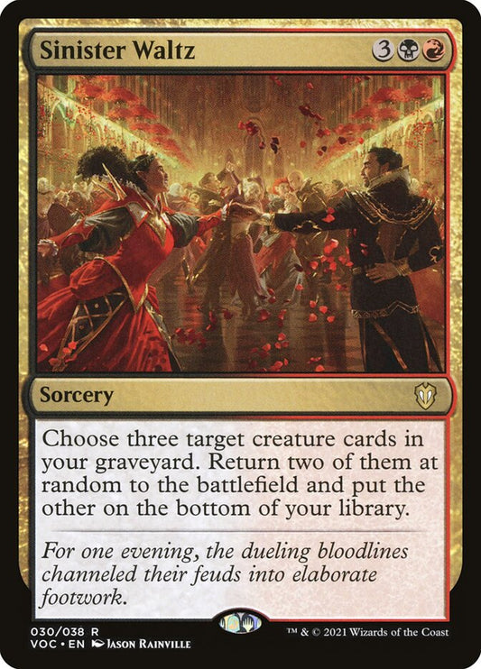 MTG Card Title: Sinister Waltz VOC/30