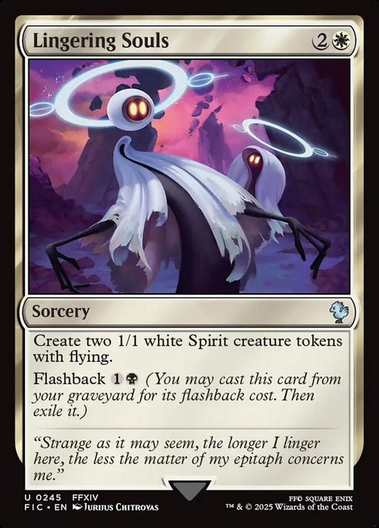 MTG Card Title: Lingering Souls FIC/245