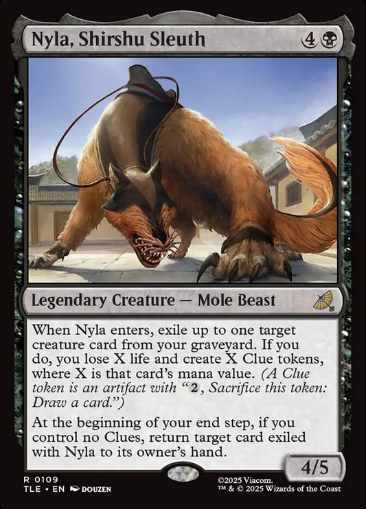 MTG Card Title: Nyla, Shirshu Sleuth TLE/109