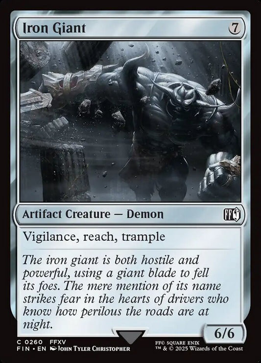 MTG Card Title: Iron Giant FIN/260