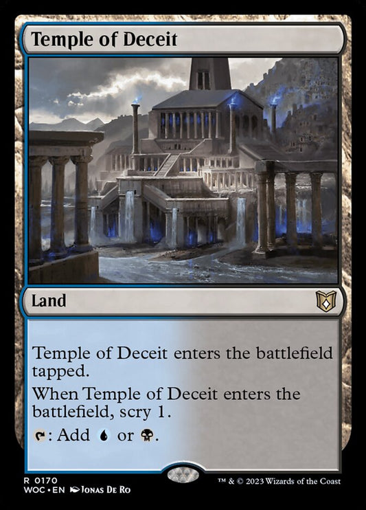 MTG Card Title: Temple of Deceit WOC/170