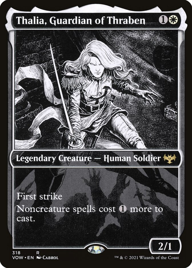 MTG Card Title: Thalia, Guardian of Thraben VOW/318