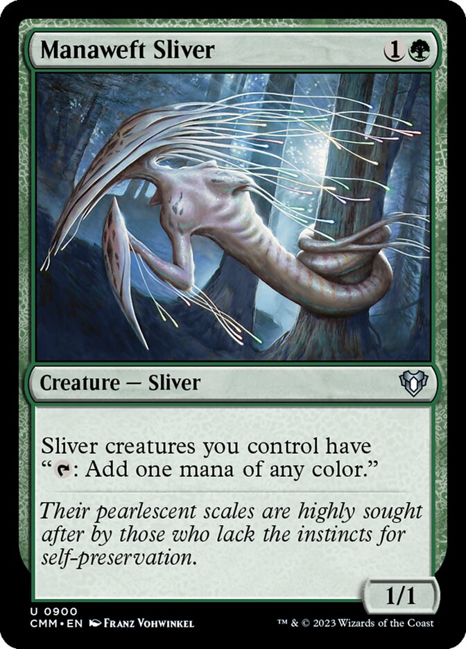 MTG Card Title: Manaweft Sliver CMM/900