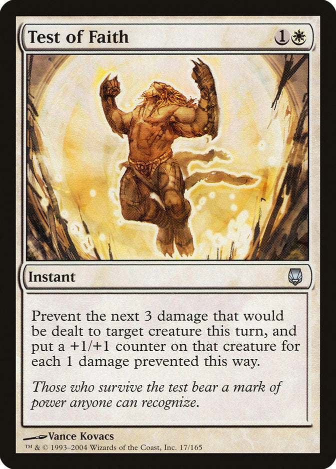 MTG Card Title: Test of Faith DST/17