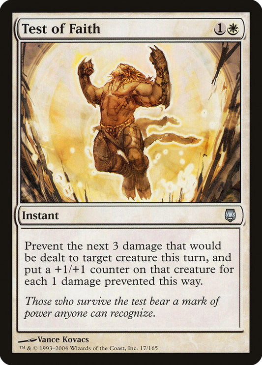 MTG Card Title: Test of Faith DST/17
