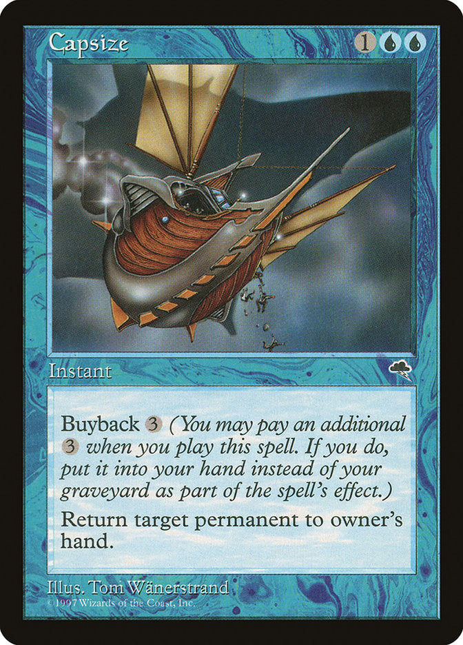 MTG Card Title: Capsize TMP/55