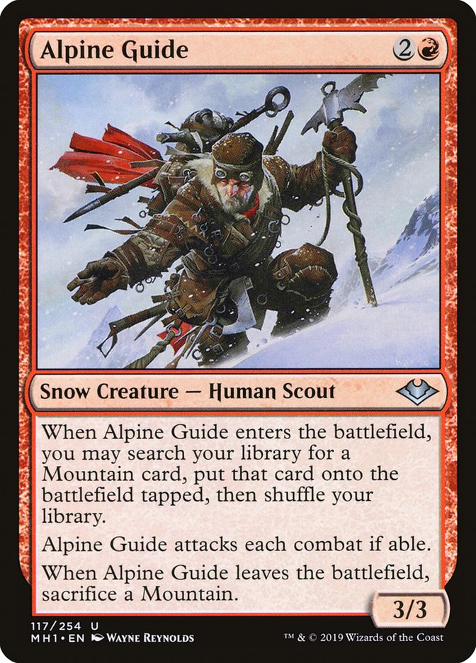 MTG Card Title: Alpine Guide MH1/117