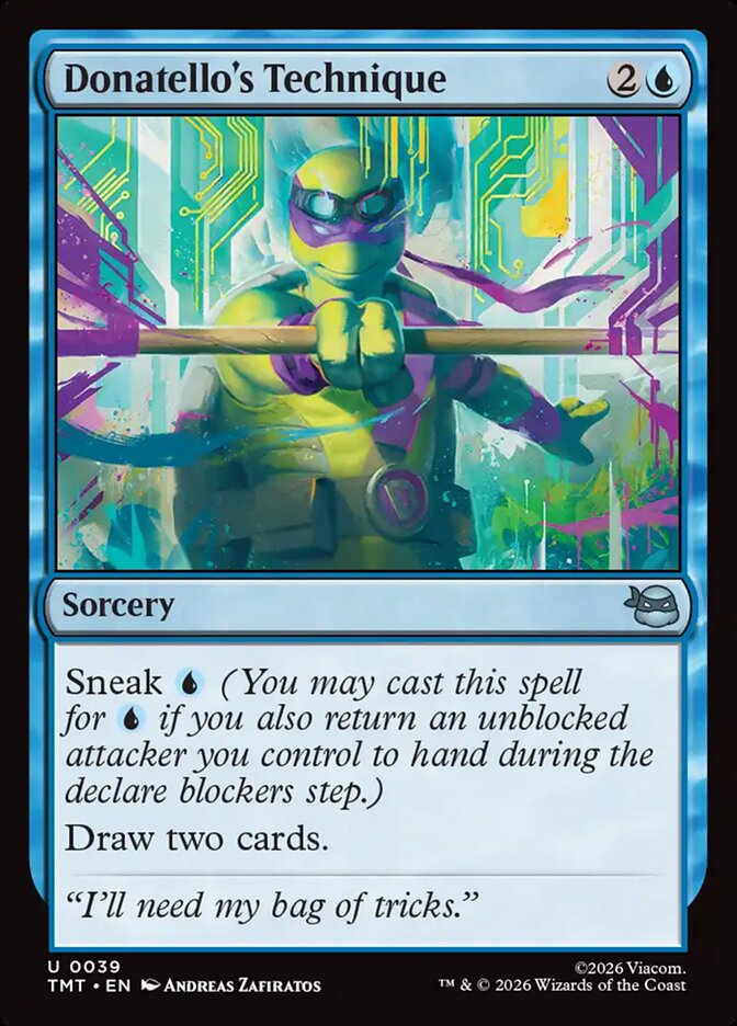 MTG Card Title: Donatello's Technique TMT/39